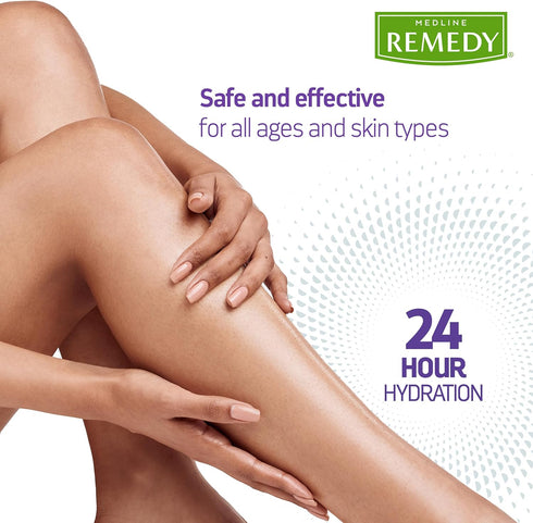 Medline Remedy Clinical Skin Cream Moisturizer, Fragrance-Free, 8 fl oz, Nourishing for Dry Skin