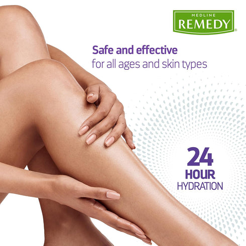 Medline Remedy Clinical Skin Cream, Vanilla Scent (16 fl oz) - Moisturizing Face & Body Cream, Hypoallergenic