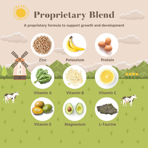 TruHeight Growth Protein Shake Ages 5+ (Vanilla) - Pediatric Recommended Nutrients for Kids & Teens