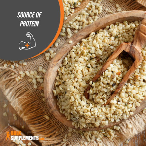 BulkSupplements.com Organic Hemp Seed Powder - Vegan Protein Powder, Unsweetened, 250 Grams (8.8 oz)