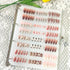 Large Press On Nail Organizer | 10 PCS Clear Empty Storage for Fake Nail Display and Nail Salon Supplies
