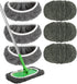 Reusable Microfiber Mop Pads Washable Wet Pads Compatible with Swiffer Sweeper Refills