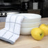 Arkwright Kitchen Tea Towels, Pack of 12, 100% Cotton Terry Dishcloths, Highly Absorbent & Quick Dry, 15 x 25 in, Grey