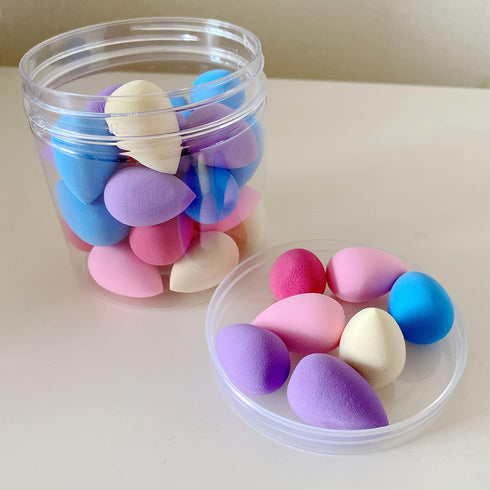 Mini Makeup Sponge Blender 30 pcs, Beauty Blender Sponge for Foundation, Powder, Concealer, Eye Shadow