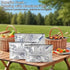 QZAVIRE 30 Pcs Reusable Aluminum Foil Sealable Storage Bags, Seafood Meat Self-sealing Freezer Bags with a stand-up