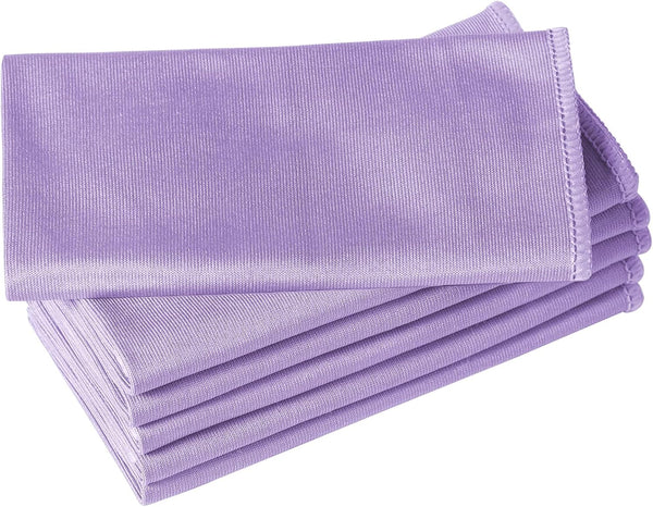 6 Pack Microfiber Glass Cleaning Cloth - 16 Inch X 16 Inch, Lint Free for Quickly Cleaning Windows, Glasses, and