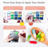 YIXIAN 12-Compartment 7-Day 161 Large Pill Organizer with Medicine Labels, Pill Dispenser Travel Medication Storage