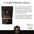Manuka Honey Drops UMF 15+ / MGO 514+ & Propolis Drops, Natural Ingredients, Soothing Lemon & Honey Flavor - 25 Drops