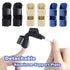 Finger Splints, 2-Pack Adjustable Support Brace for Arthritis and Injury, Universal Fit for Fingers (Blue)