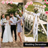 White Ribbon 120 Yards, 3/8 Inch Thin White Satin Ribbon for Gift Wrapping, Flower Bouquets, Wedding Decoration