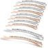 TecUnite 16 Pcs Rhinestone Bobby Pins - Bling Decorative Hair Clips for Women, Bridal Wedding Party, 2.36 Inch