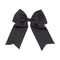 Jumbo Bow Clip with Tails, Black