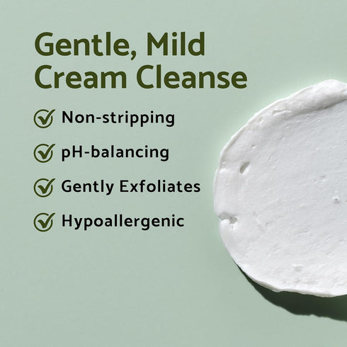IUNIK Centella Mild Facial Foaming Cleanser - Non-stripping Sub-Acid with 49% Centella Asiatica for Sensitive Skin
