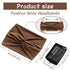 S&N Remille Wide Boho Headbands for Women, Extra Large Turban Hairband Accessories 3 Pack