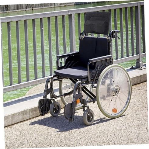 1 Set Healeved Manual Wheelchair High Back Mesh Accessories Wheel Chair for Adults Manual Wheelchairs for Adults Neck