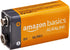 Amazon Basics 4-Pack 9 Volt Alkaline Performance Batteries, 5-Year Shelf Life