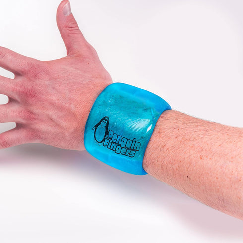 Wrist Cold Gel Ice Pack - Reusable Soft Gel Compression Wrap for Pain Relief, Carpal Tunnel, and Sore Joints