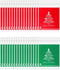 200 Pieces Clear Christmas Treat Bags, Self-adhesive Cellophane Plastic Candy Bags for Party Favors Decoration