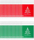 200 Pieces Clear Christmas Treat Bags, Self-adhesive Cellophane Plastic Candy Bags for Party Favors Decoration