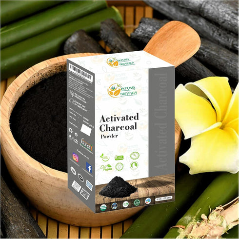 Activated Charcoal Powder - 8 oz Food Grade Natural Detoxifier for Digestive Health and Teeth Whitening