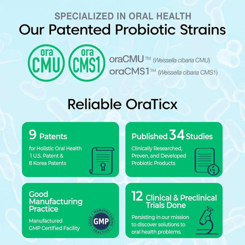 Green Breath Oral Care Probiotics, Dental Probiotic Supplement 8 Billion CFU, Mint Flavor 30 Lozenges 1-PK for Fresh