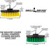 Power Scrubber Bathroom and Kitchen Brush Set, Cleaning Supplies, Drill Brush, Bath Mat, Soap Scum, Hard Water, Rust