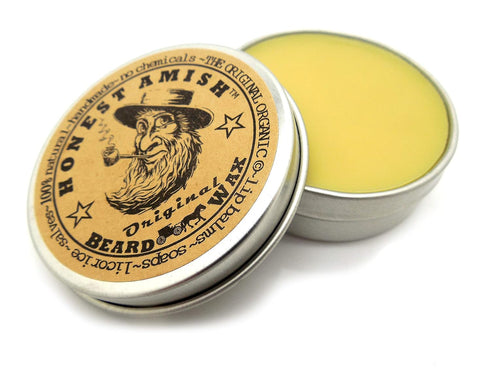 Honest Amish Original Beard Wax, All Natural and Organic, 2 Ounce