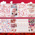 TailaiMei 12 Sheets Valentine's Day Nail Decals Stickers, Self-Adhesive Nail Art Decorations for Kiss Love Hug