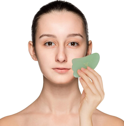 Jade Stone Facial Massager for Anti-Wrinkles, Facial Lifting and Tightening Massage, Skin Care Rejuvenation