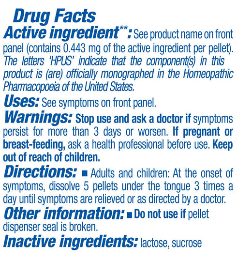 Boiron Oxalicum Acidum 30C Md 80 Pellets for Low Back Pain