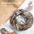 INNELO Luxury Shower Cap for Women, Reusable Waterproof with Adjustable Strap, Large Satin Lined