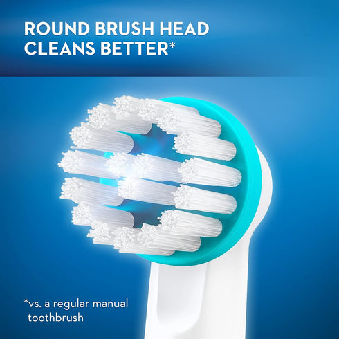 Oral-B Electric Toothbrush Replacement Head, Ortho, 1 Count (Pack of 1), White, for Braces
