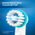 Oral-B Electric Toothbrush Replacement Head, Ortho, 1 Count (Pack of 1), White, for Braces