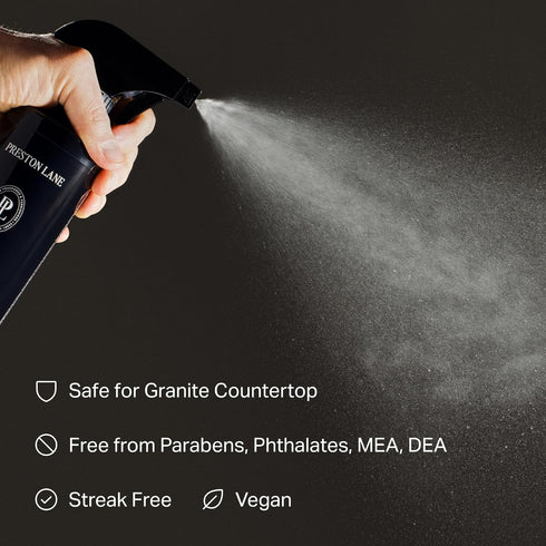 Preston Lane Luxury All-Purpose Cleaner, Highrise Scent | Bio-Based Multi-Surface Spray | Streak-Free Finish, Lifts