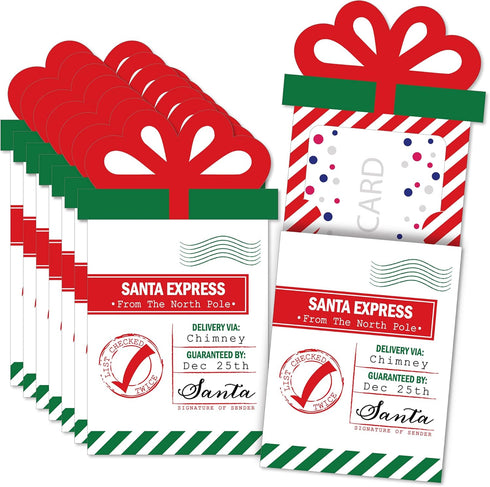 Big Dot of Happiness Santa's Special Delivery - From Santa Claus Christmas
