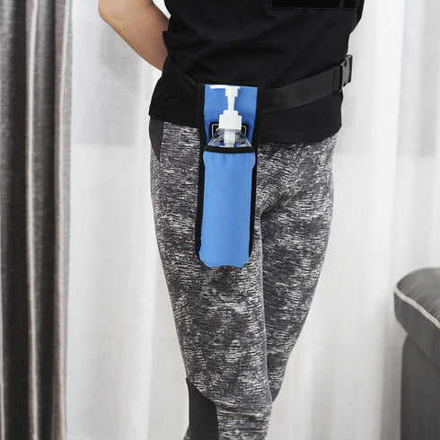 HolsterYR-1KD-Blue Massage Bottle Bag Massage Therapist Holster Massage Lotion Holster Massage Oil