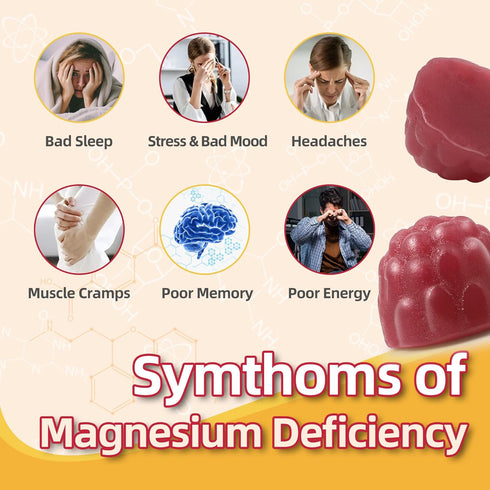 90 Count Magnesium Glycinate Gummies 400mg with Ashwagandha - Sugar Free Zinc Magnesium Supplement for Adults