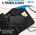 Weekly Travel Pill Organizer - Extra Large Pill Container Dispenser Case for 4 Times A Day, 7 Days a Week