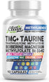 Clean Nutra TMG Taurine Supplement - 90 Ct - Methylated Multivitamin with B6, B12, D3, K2, Berberine, Magnesium, and