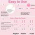 Reroon 20 Count Ovulation Predictor Kit, LH Test Strips for Tracking Luteinizing Hormone, Individually Wrapped for Home