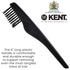 Kent Hair Brush Cleaning Tool, Rake for Removing Hair and Dandruff from Brushes, Combs & Grooming Tools