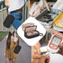Yarwo Diabetic Travel Case for Blood Glucose Monitor, Insulin Syringes, Diabetes Supplies Storage Bag (Black)