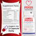 Blood Pressure Support Supplements - Black Garlic Extract with COQ10, 60 Capsules