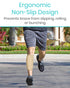 Vive Calf Brace - Adjustable Shin Splint Support, Lower Leg Compression Wrap for Pain Relief, Beige