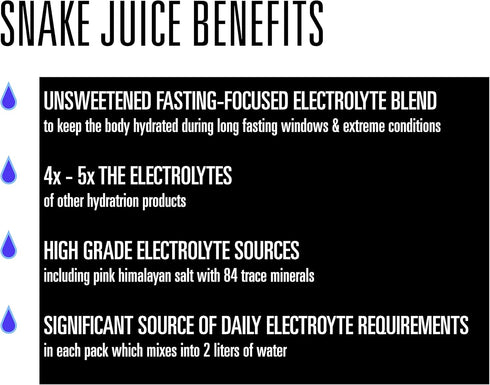Keto Diet Electrolyte Powder, Unflavored Fasting-Focused Supplement Beverage Mix, 30 Easy-Open Packets