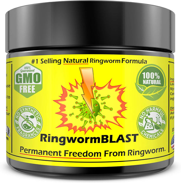 Ringworm Relief Fast Cream Ointment, Dermatologist Tested, Natural Extra Strength for Adults and Kids, No Chemicals