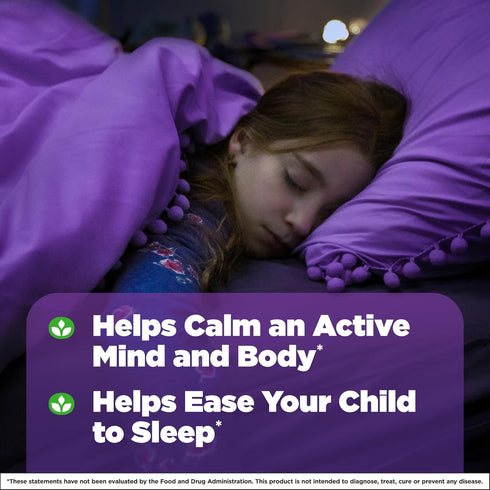 Natrol Kids Sleep+ Calm - Melatonin and L-Theanine Sleep Gummies for Kids, 60 Strawberry-Flavored Gummies