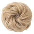MORICA 1PCS Messy Hair Bun Scrunchies Extension, Curly Wavy Synthetic Chignon for Women (27/613#)