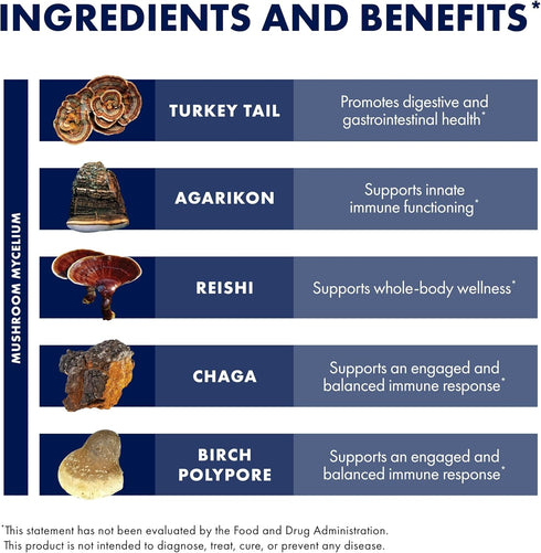 Immune Immune 2 oz (142 Host Defense MycoShield Throat Spray - Health Support - Dietary Mushroom Supplement with Chaga