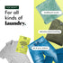 Zero Trace All Natural Laundry Detergent Sheets - Eco-Friendly Travel Detergent Sheets with Fresh Scent (144 Loads, 72